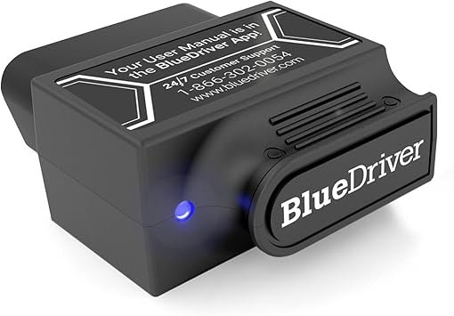 BlueDriver Bluetooth Pro OBDII Scan Tool for iPhone Android No Subscription Fee OBD2 Car Scanner and Code Reader Diagnose Check Engine ABS SRS Airbag