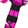 Window Breaker 3in1 Emergency Escape Tool with seat Belt Cutter and Glass Breaker Safety Emergency Car Escape Tool for Car Electroplating Pink