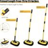 Car Wash Brush with Long Handle 55 cm Car Wash Mop Car Wash Kit Mitt Retractable Bent Pole Car Wash Brush for Cars RV Truck Boat
