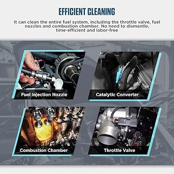 Fuel Injector Cleaner Tool Kit 1000ML 150PSI DisassemblyFree Fuel Injection System Cleaner Pressure Adjustment Fuel Injector Cleaning Machine with 20PC Adapter for Gasoline Car ThrottleIntake System