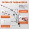 Tornado Car Cleaning Gun Air Blaster for Car Detailing Essential Car Detailing Kit and Supplies HighPressure Air Tools for Efficient Car Cleaning Kit Tornado Air Gun for Dust and Dirt Removal SV