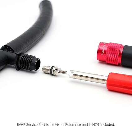 AutoLine Pro EVAP Service Port Adapter Superior Adaptor Connector Kit wValve Removal Tool for Smoke Leak Tester UltraDurable