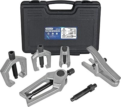 71pLczshJrL._AC_SY355_.jpg 5in1 Ball Joint Separator Front End Service Tool Kit for Tie Rob Removal Pitman Arm Puller Cars SUVs Pickup Trucks Automotive Tools wStorage Case