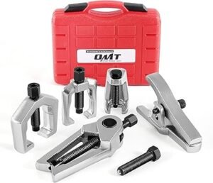 OMT 5in1 Ball Joint Separator Pitman Arm Puller Tie Rod End Tool Set for Front End Service Splitter Removal Kit RD06
